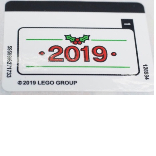 Lego Sticker Sheet for Set 40337-1 / [No Color/Any Color]