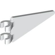 Lego Flag 2 x 4 Triangle / White