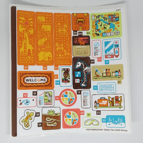Lego Sticker Sheet for Set 41717-1