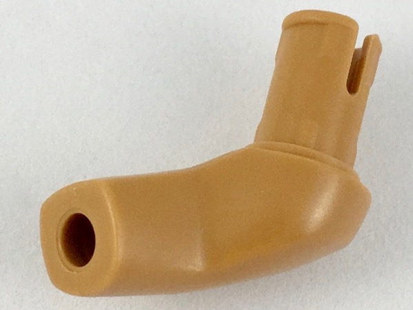 Lego Arm Large with Pin, Left / Medium Nougat