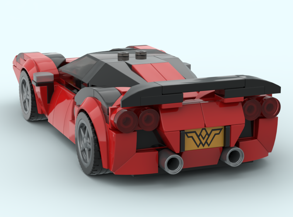 Lego Set 76895 Modification Build - Low and Sleek