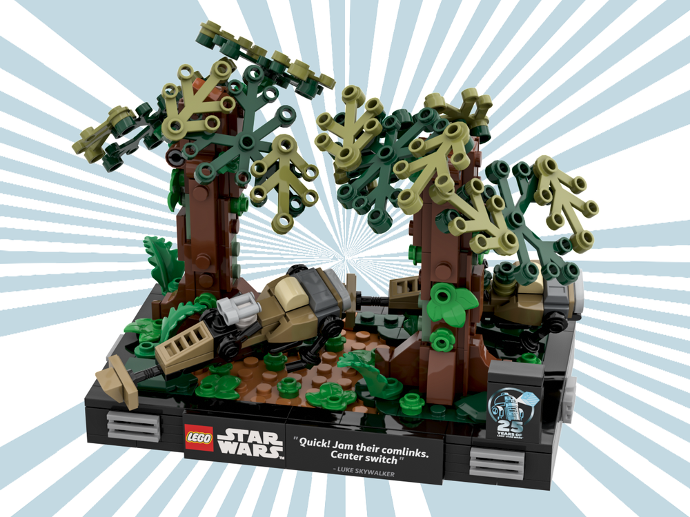 Lego Mini Endor Speeder Chase