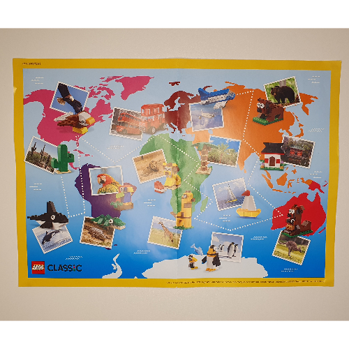 Lego Poster, Around the World, Set 11015-1