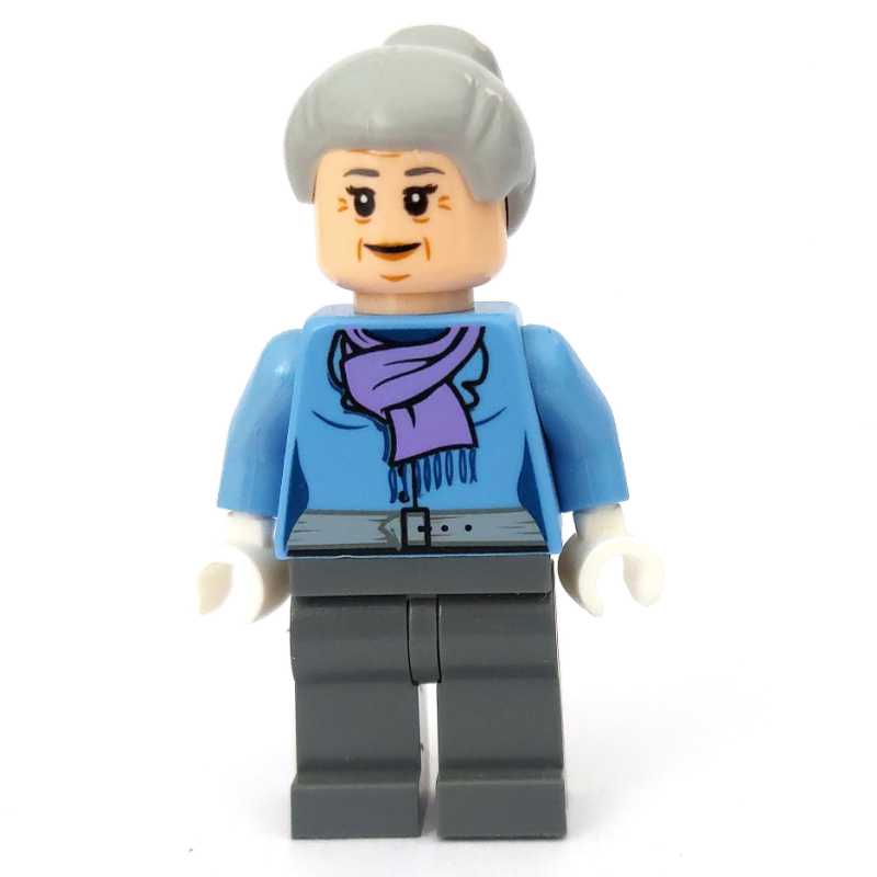 Lego Aunt May with Medium Lavender Scarf