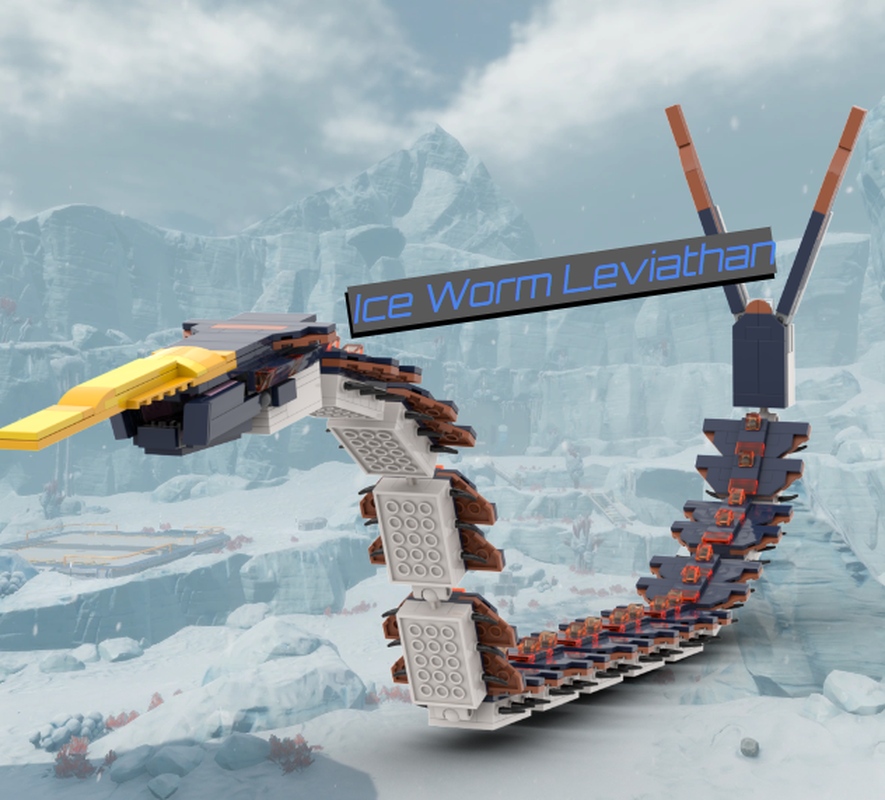 Lego Ice worm leviathan