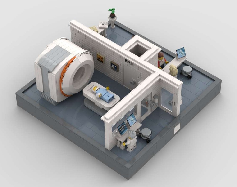 Lego MRI Room – Realistic Medical Scanner
