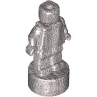 Lego Minifig Trophy Statuette / Metallic Silver