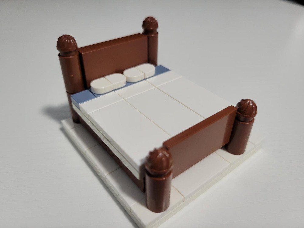 Lego Bricksculpt Four Post Bed