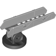 Lego Duplo Ladder Telescoping Lower Section on Black Turntable Base (Fire)