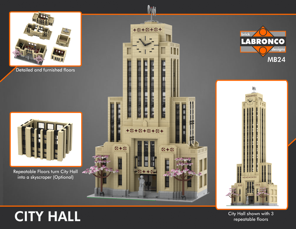 Lego MB24 - City Hall