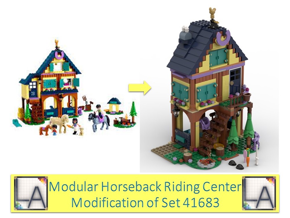 Lego Modular Horseback Riding Center
