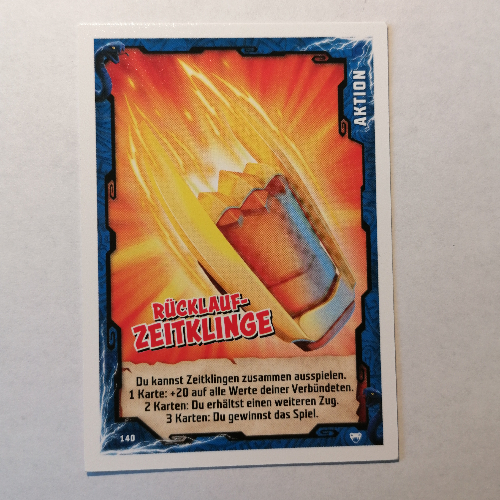Lego Trading Card, Ninjago Game Series 2 [German] - 140 Rücklauf-Zeitklinge / [No Color/Any Color]
