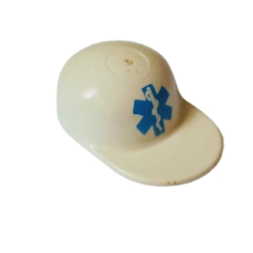Lego Hat / Cap Long Peak with EMT Star of Life Print