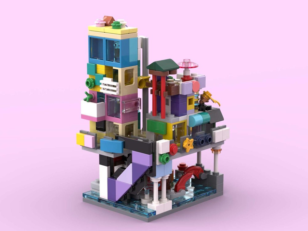 Lego Mini Ninjago City Apartments