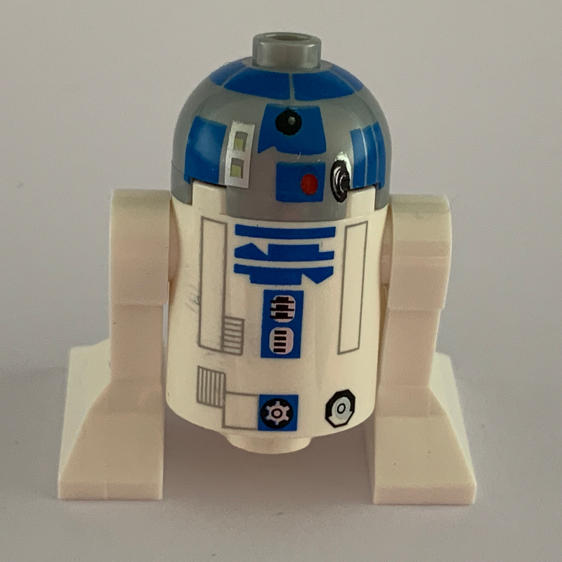 Lego Astromech Droid, R2-D2, Pearl Light Gray Dome