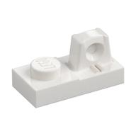 Lego Hinge Plate 1 x 2 Locking with 1 Finger On Top / White