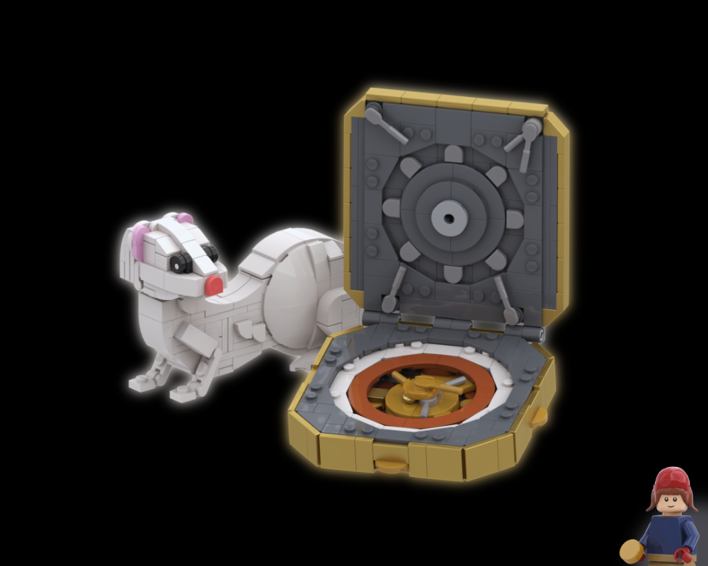 Lego Pantalaimon the Daemon & The Alethiometer (from His Dark Materials)