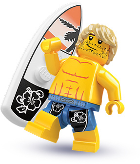 Lego Surfer
