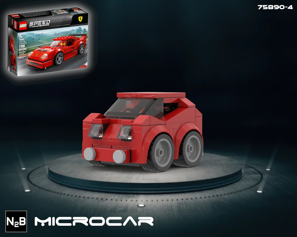 Lego Alternate build 4 Lego Set 75890 Ferrari F40 Competizione