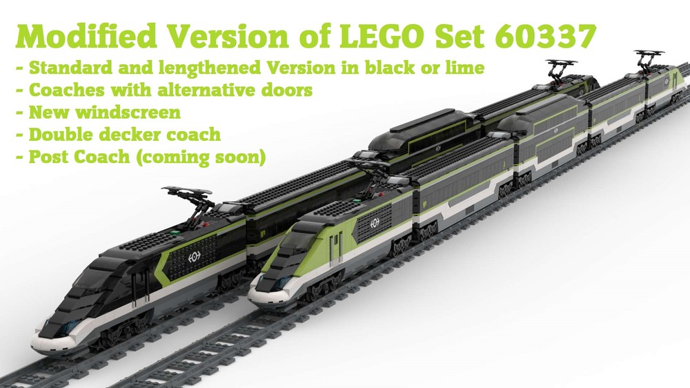 Lego 60337 MOD - Express Passenger Train