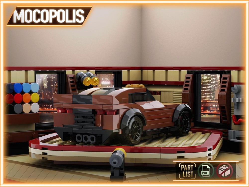 Lego Showroom Corvette