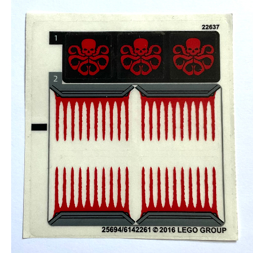 Lego Sticker Sheet for Set 76048-1