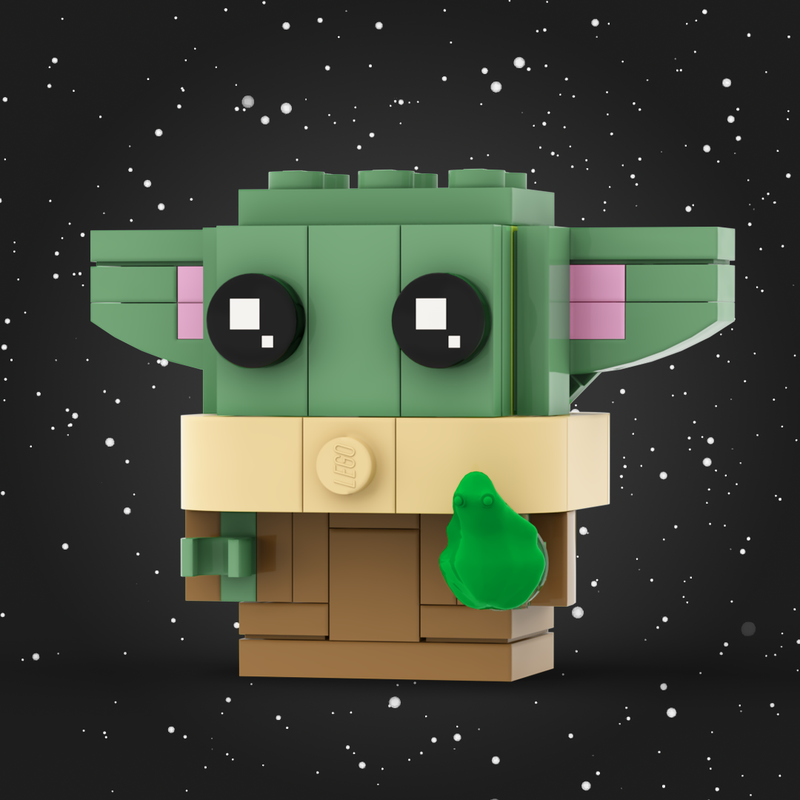Lego Grogu / The Child / Baby Yoda BrickHeadz