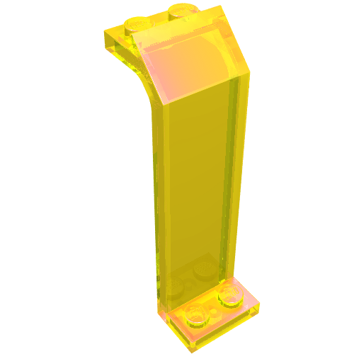 Lego Panel 3 x 2 x 5 2/3 / Trans-Yellow