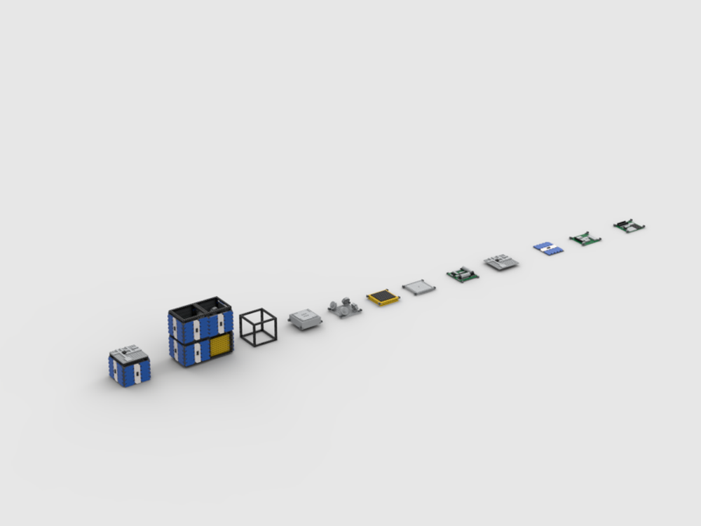 Lego Build your own CubeSat kit