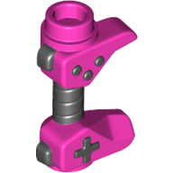 Lego Game Controller / Weapon Hilt with Black Buttons / Dark Pink