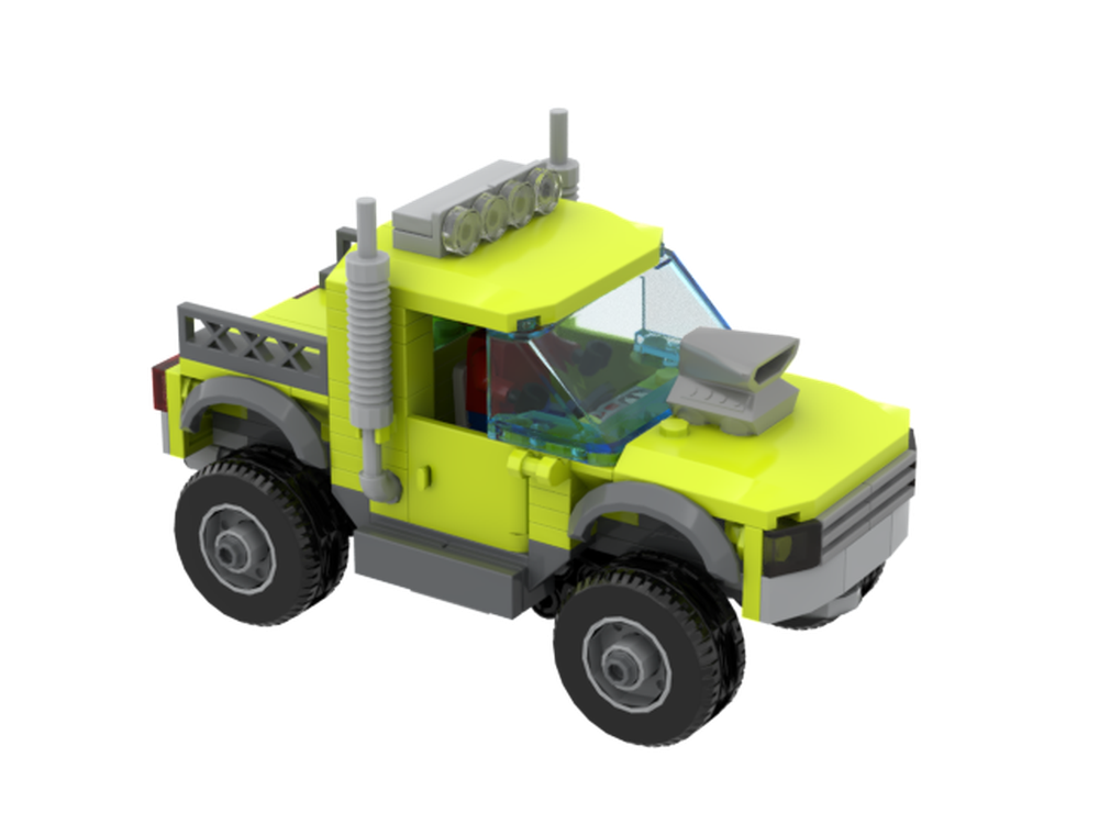 Lego Lime pickup truck