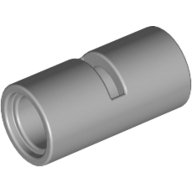 Lego Technic Pin Connector Round [Slotted] / Light Bluish Gray