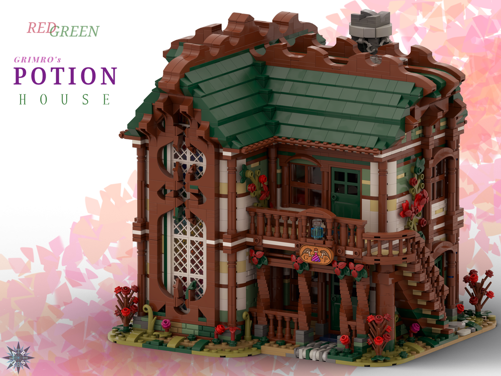 Lego Grimro's Potion House Green&Red ver