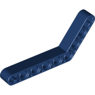 Lego Technic Beam 1 x 9 Bent (6 - 4) Thick / Dark Blue