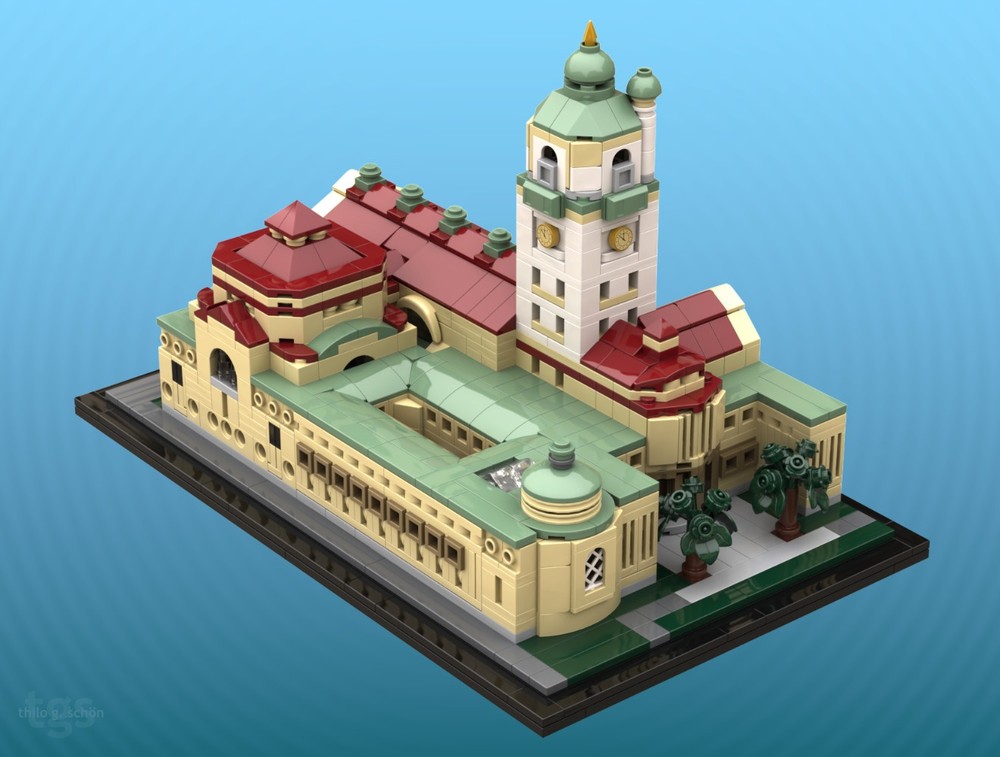 Lego Art Nouveau Public Bath