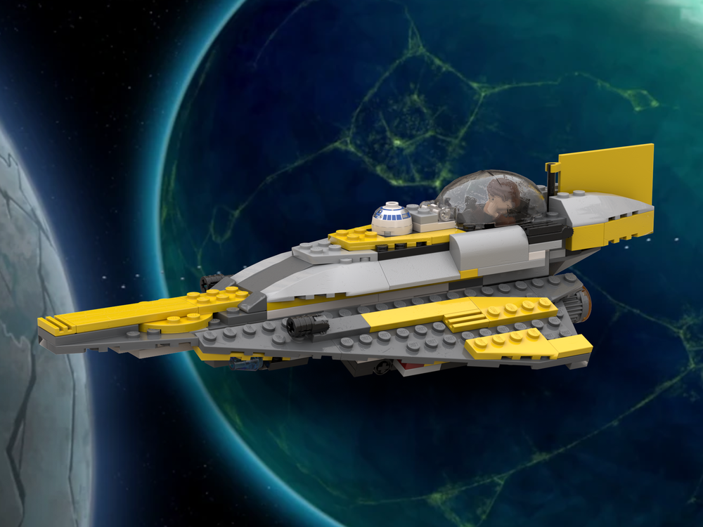 Lego Anakin Skywalker's Delta-7B Aethersprite-class Starfighter 2-in-1