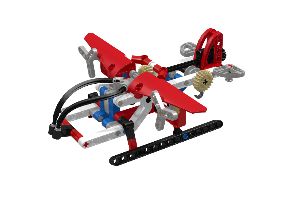 Lego 8046 Twin Propeller Seaplane