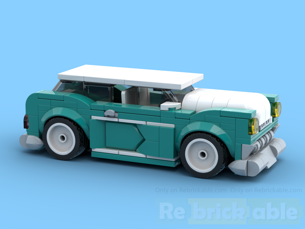 Lego Lara, turquoise version.