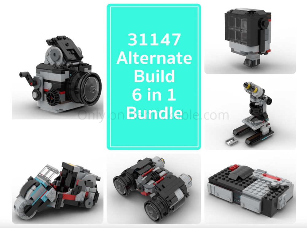 Lego 31147 Alternate Build 6 in 1 Bundle