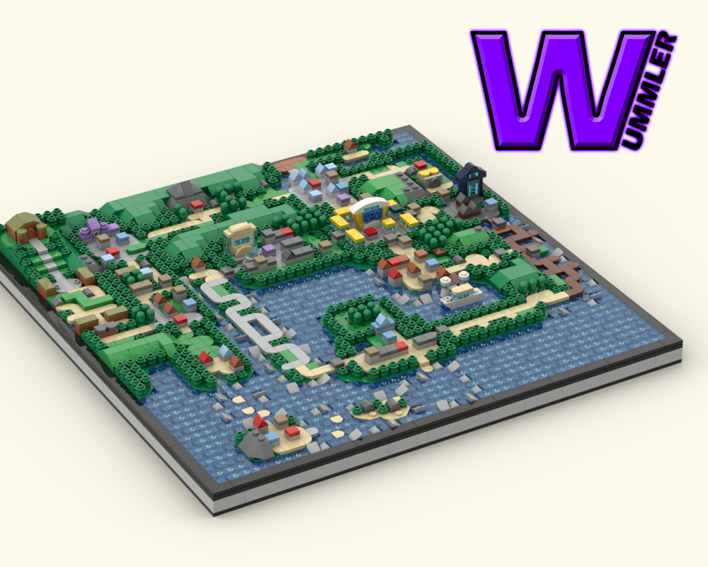 Lego Map of Kanto