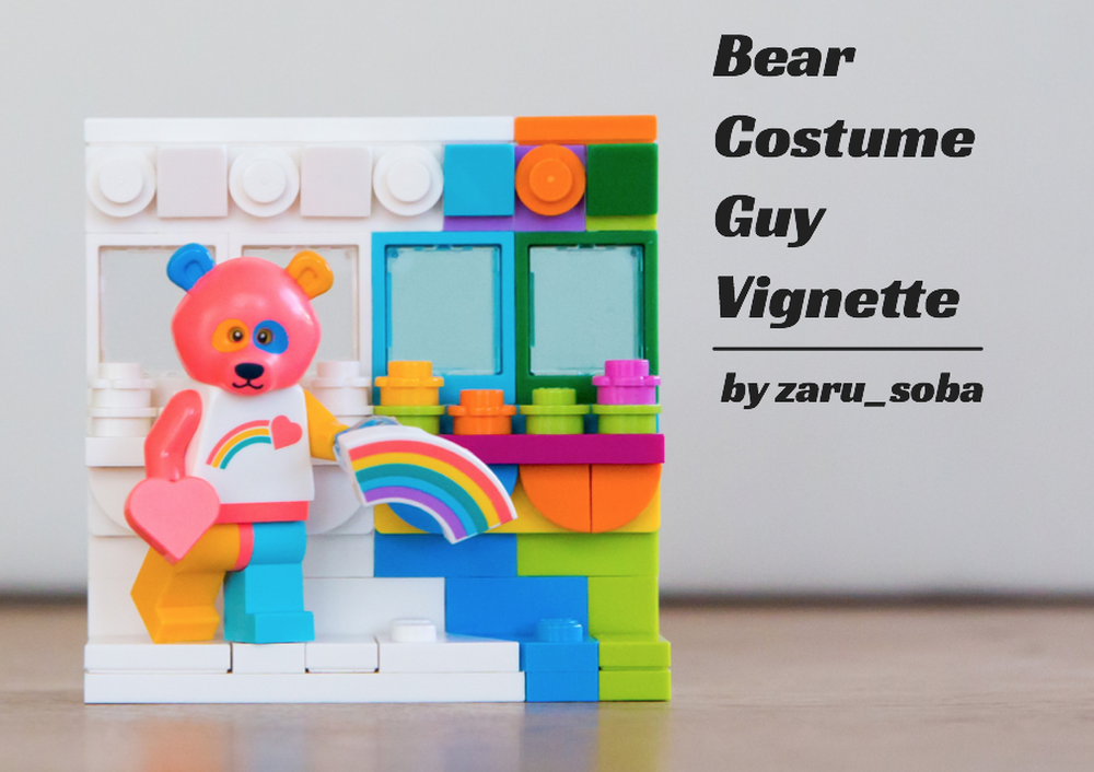 Lego Bear Costume Guy Vignette