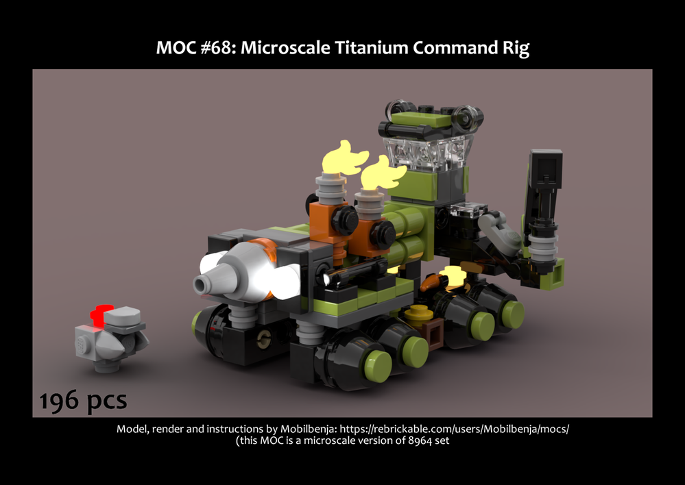 Lego Microscale Titanium Command Rig (8964)