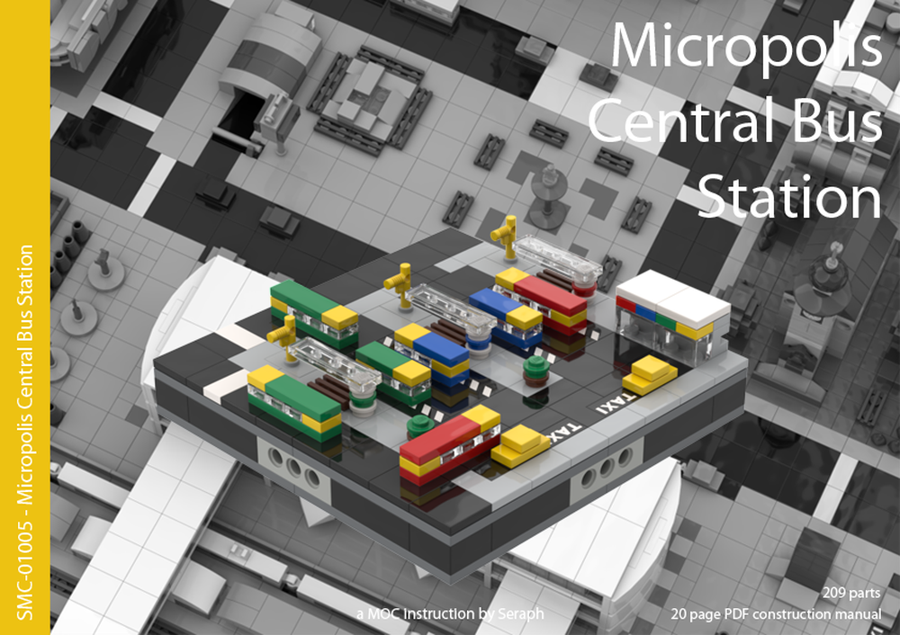 Lego Micropolis Central Bus Station