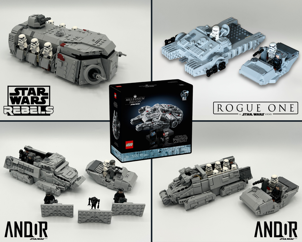 Lego Imperial Occupation 4-in-1 Bundle (75375 Alternate Models)