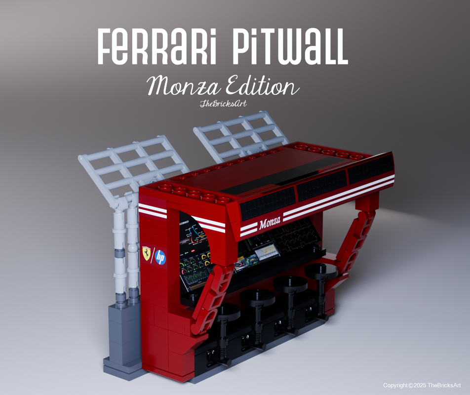 Lego F1 PITWALL