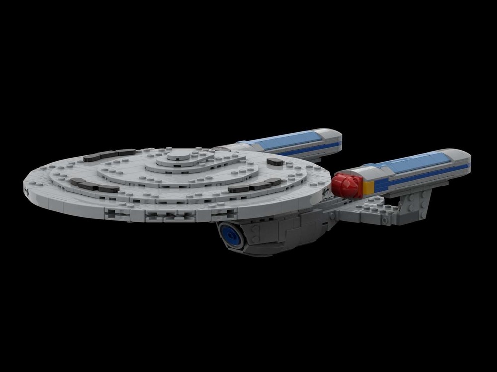 Lego Star Trek Ambassador Class (USS Enterprise C) + Refit