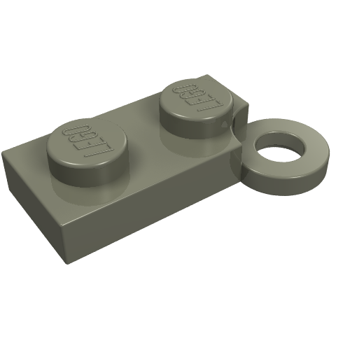 Lego Hinge Plate 1 x 4 Swivel Base with Hole