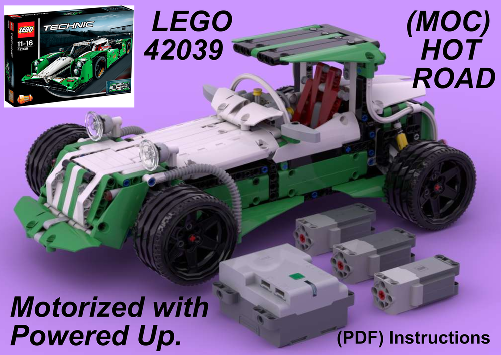 Lego 42039 HOT ROAD Powered Up