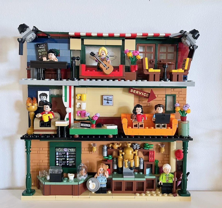 Lego Central Perk in a frame