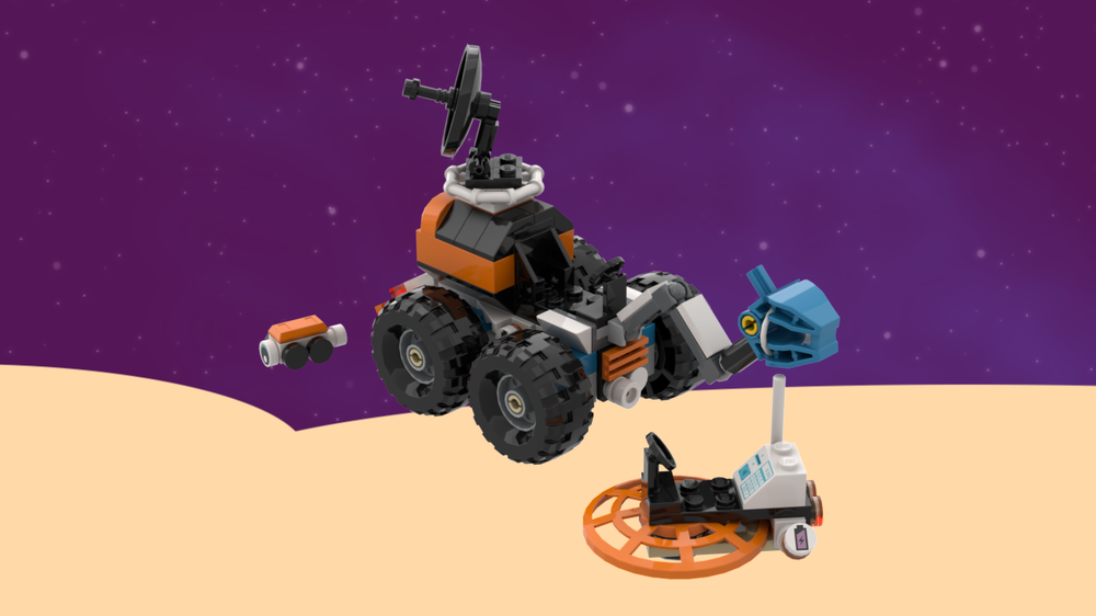 Lego CITY SPACE: Alien Space Truck and Space Skimmer